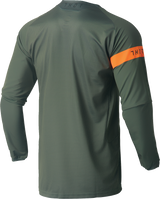 THOR Range Jersey - Army Green/Orange - XL 2910-7485