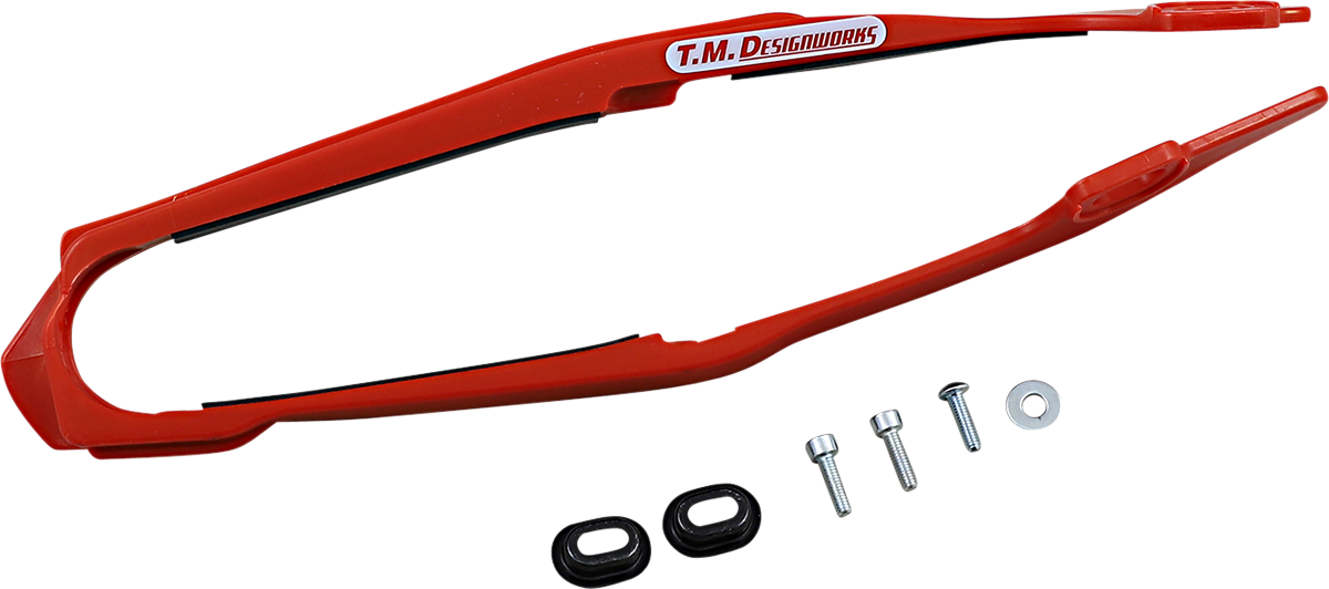 TM DESIGNWORKS Deslizador de cadena - Honda - Rojo DCS-H15-RD