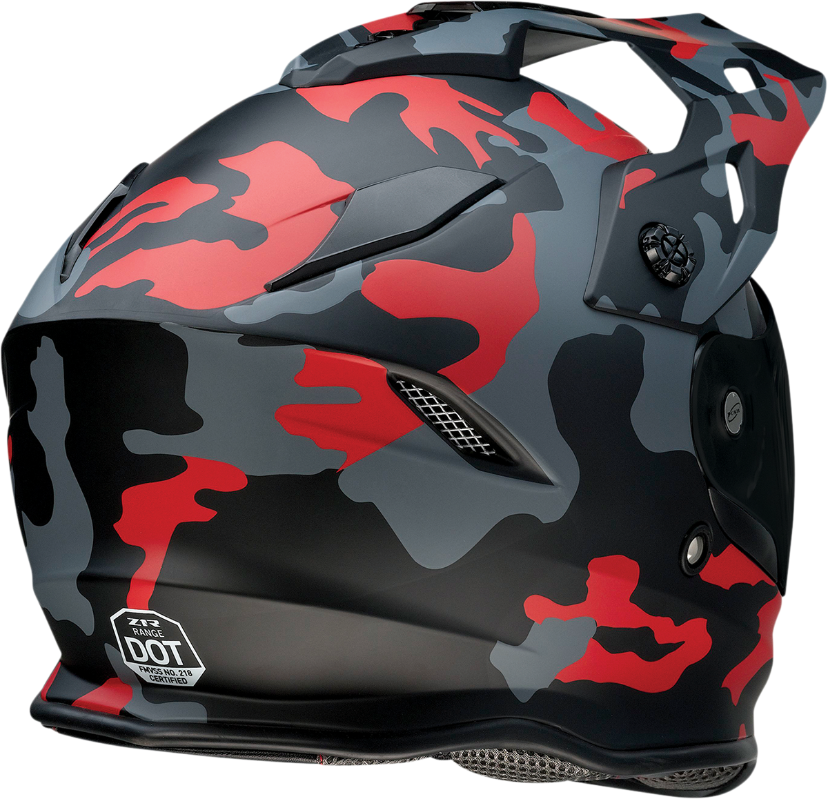 Z1R Range Helmet - Camo - Red - Large 0140-0096