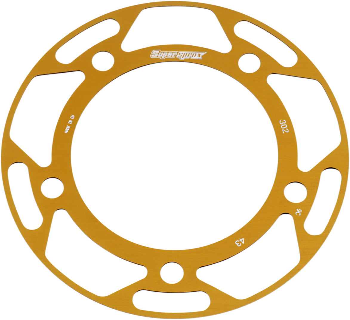 SUPERSPROX Edge Rear Sprocket Insert - Gold RACD-302-43-GLD