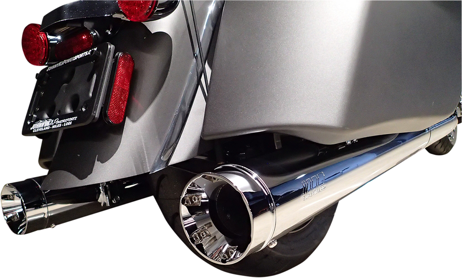 SUPERTRAPP Mufflers - Chrome - Indian Touring with Luggage 140-21770