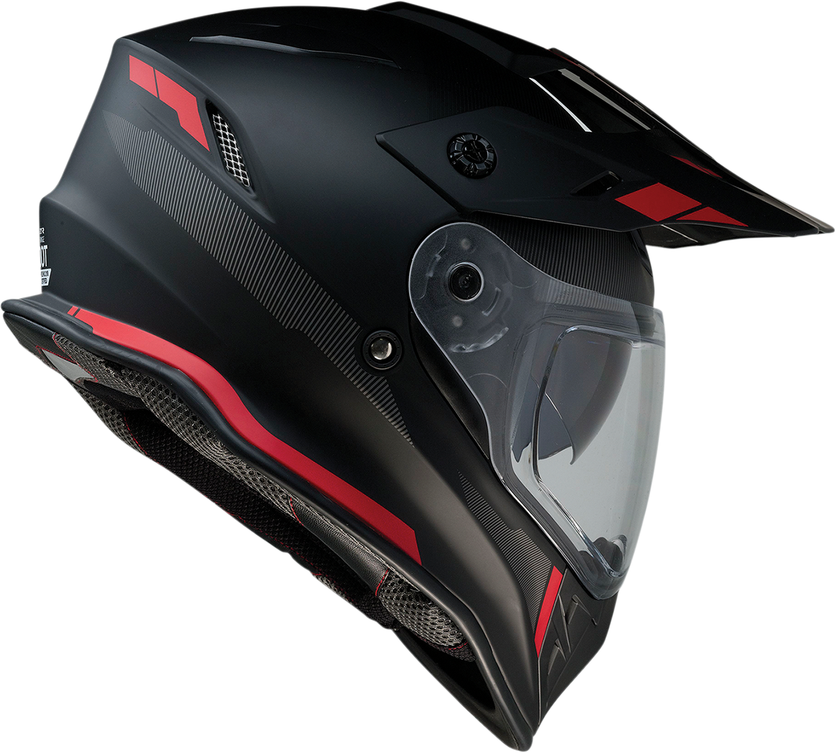 Z1R Range Helmet - Uptake - Black/Red - XS 0140-0013