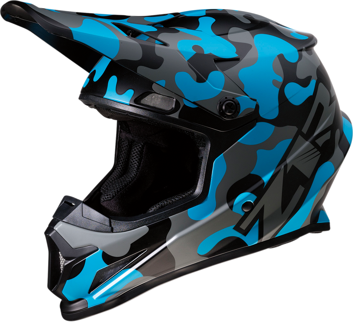 Z1R Rise Helmet - Camo - Blue - XS 0110-6085