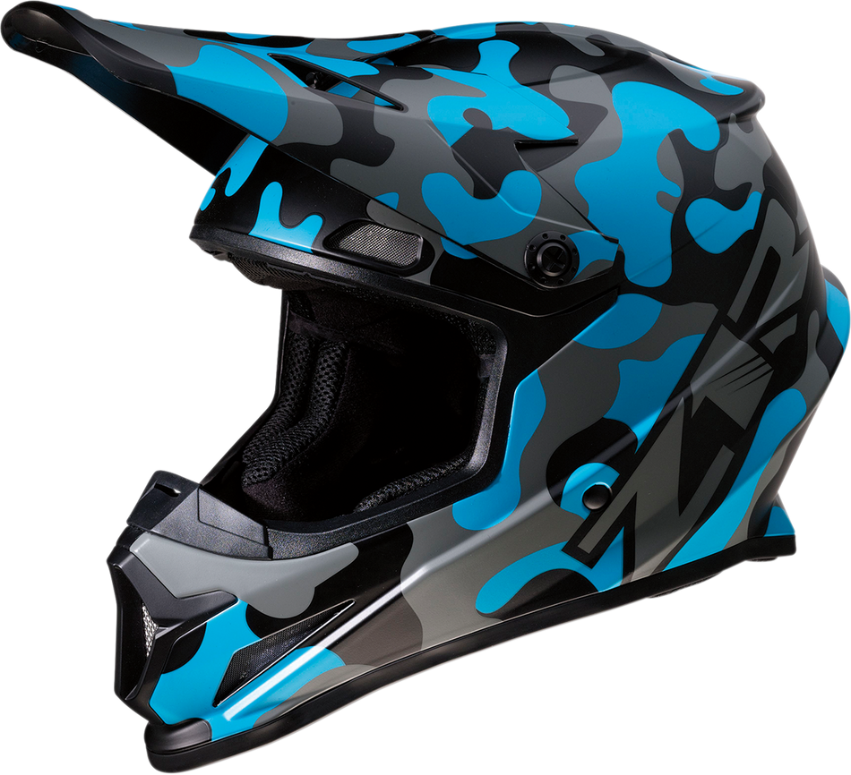 Z1R Rise Helmet - Camo - Blue - XS 0110-6085