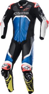 ALPINESTARS GP Tech Suit v4 - Schwarz/Blau/Gelb fluoreszierend - US 38 / EU 48 3156822-1075-48