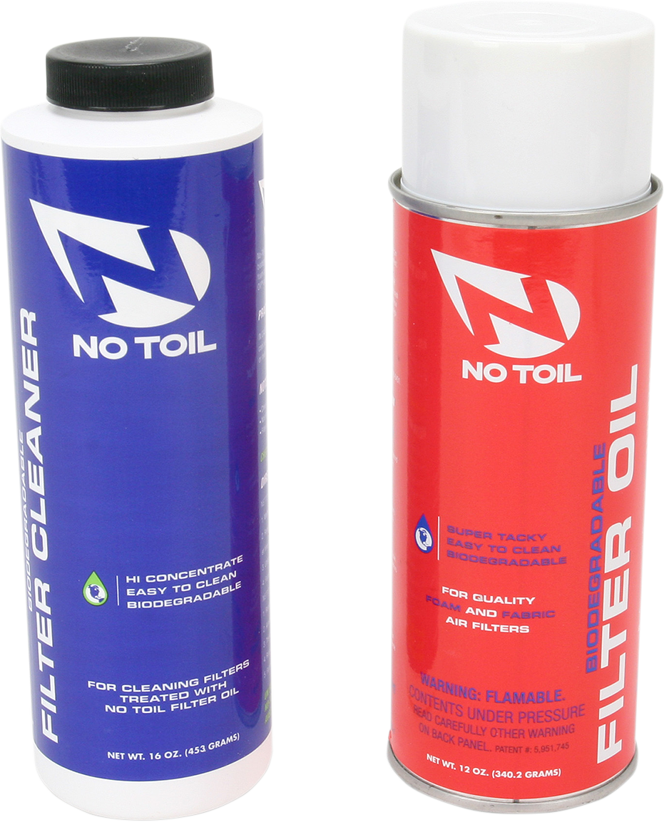 NO TOIL Filter Oil & Cleaner Kit - Aerosol NT208