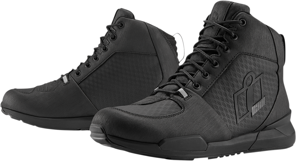 ICON Tarmac Waterproof Boots - Black - Size 13 3403-1063
