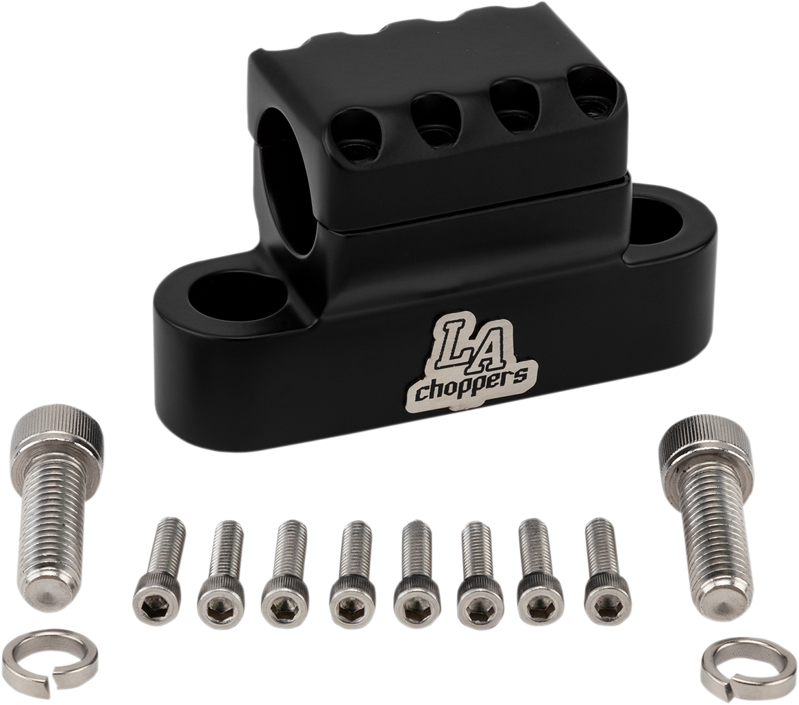 LA CHOPPERS Clamp - Kage Fighter - Flat Black LA-7335-XXCM