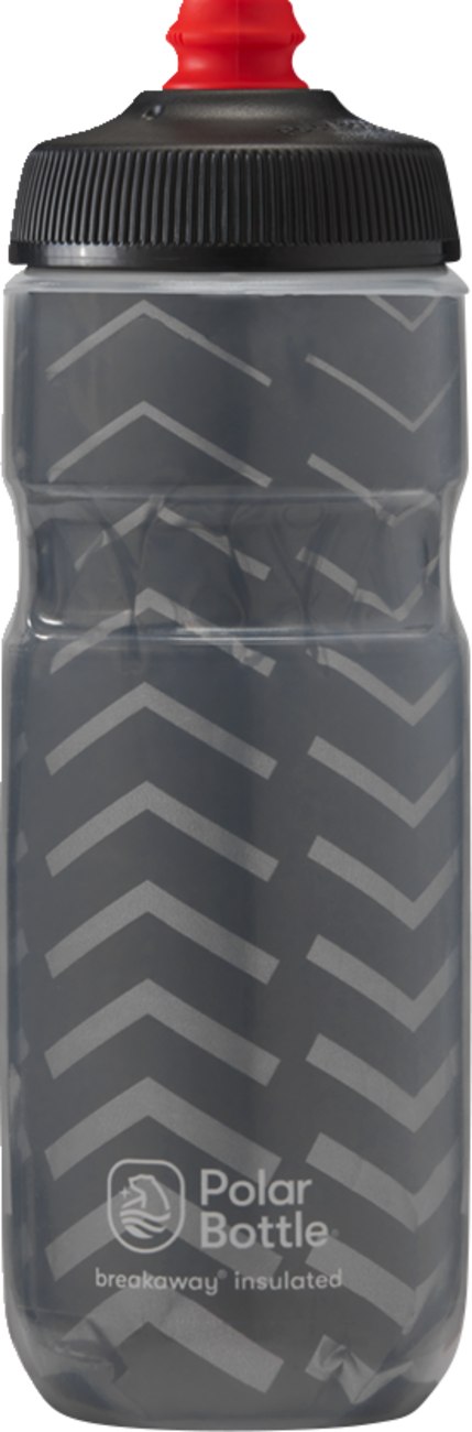 POLAR BOTTLE Breakaway Insulated Bottle - Bolt - Charcoal/Silver - 20 oz. INB20OZ13