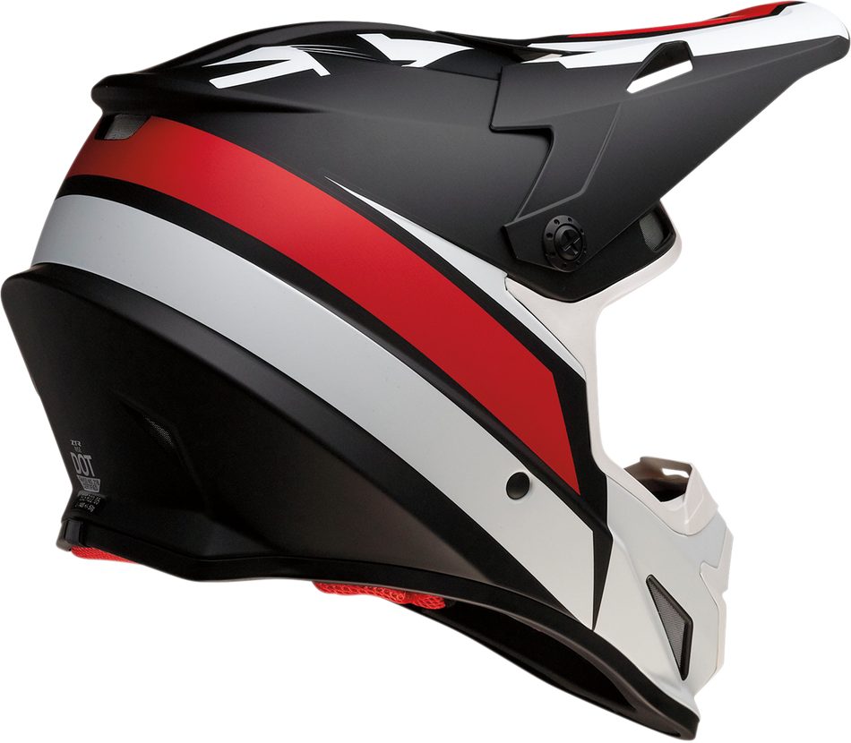 Z1R Rise Helmet - Evac - Matte Black/Red/White - XS 0110-6636