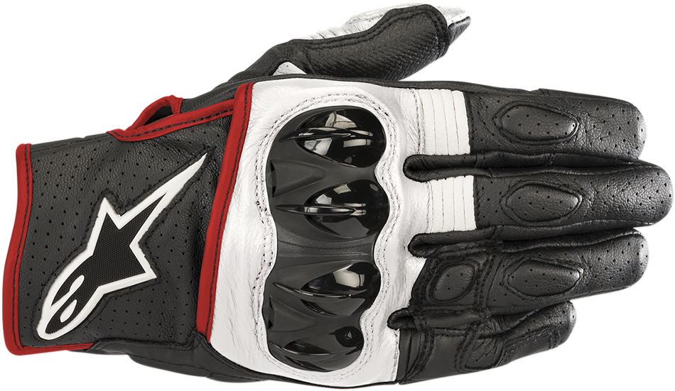 ALPINESTARS Celer V2 Gloves - Black/White/Fluo Red - 3XL 3567018-1231-3X
