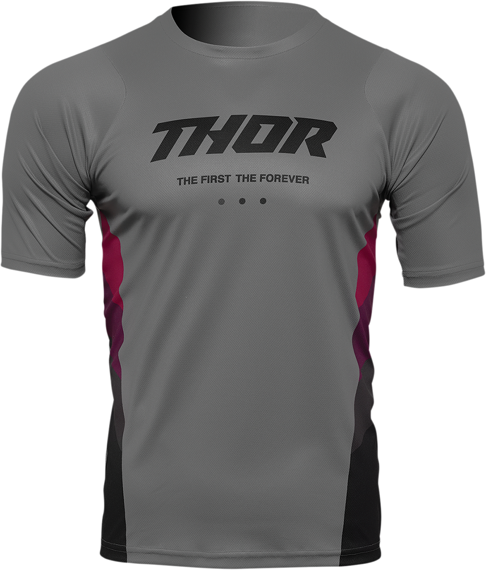 Camiseta THOR Assist React - Gris/Púrpura - Grande 5120-0177 