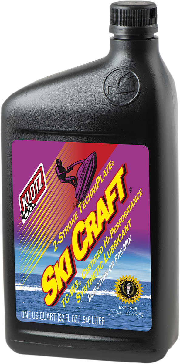 KLOTZ OIL SkiCraft Synthetic 2-Stroke Oil - 1 U.S. quart KL-306