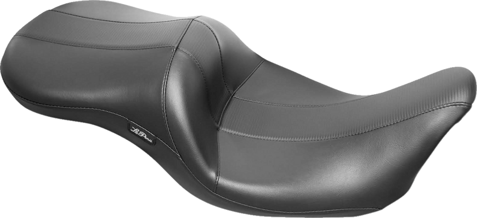 LE PERA Maverick Seat - Without Backrest - HR Black Inlay Carbon Fiber - Black - FL '08-'22 LK-957HR3