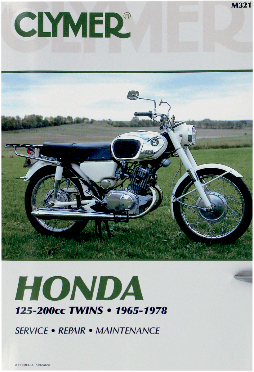 CLYMER Manual - Honda 125/200 Twins CM321