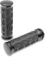 DRAG SPECIALTIES Grips - Hotop - Black/Rubber 0630-0774