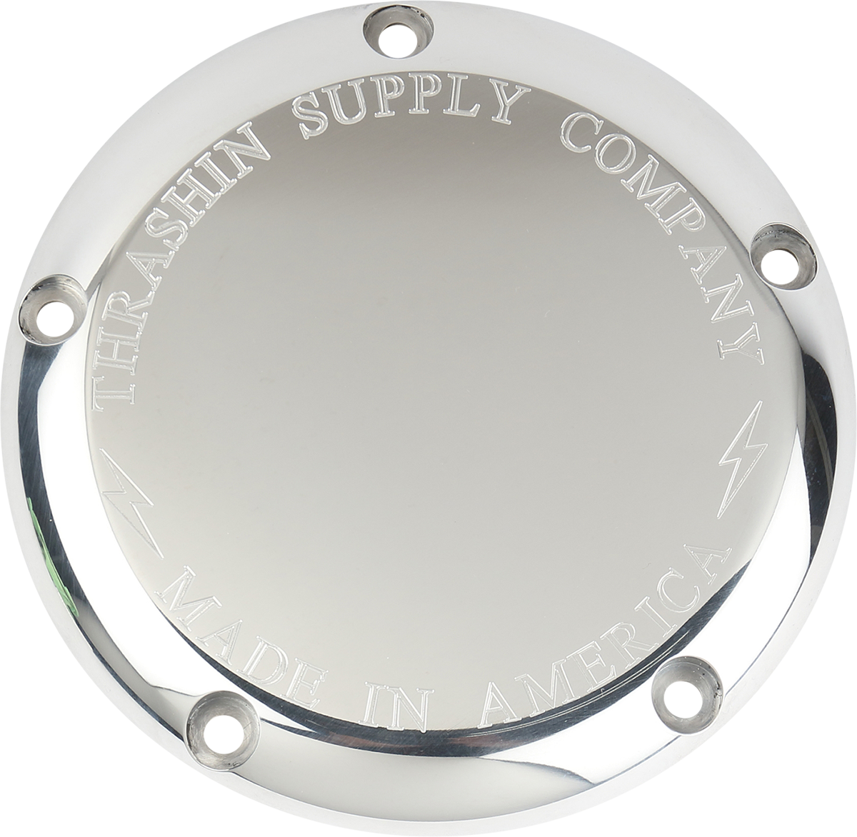 THRASHIN SUPPLY CO. Billet Derby Cover - Chrome TSC-3014-3