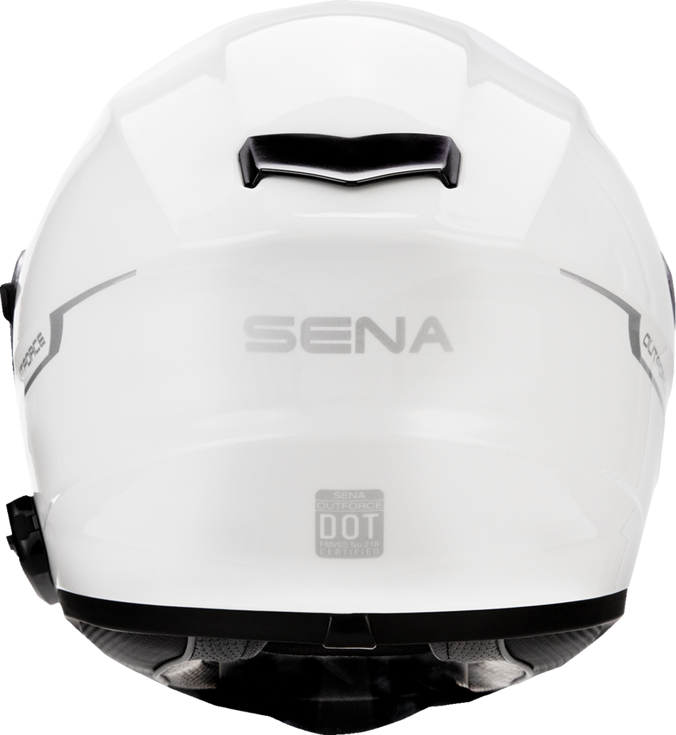 SENA OutForce Helmet - Glossy White - Medium OUTFORCE-GW00M