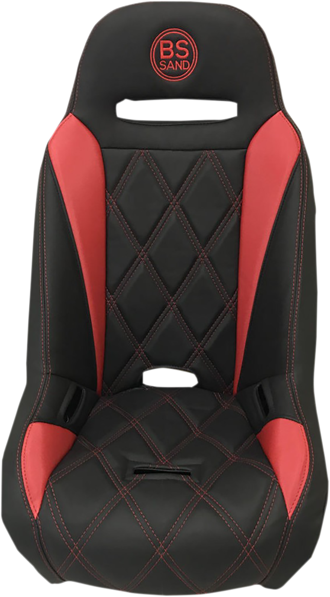 BS SAND Extreme Seat - Big Diamond - Black/Red EBURDBD20