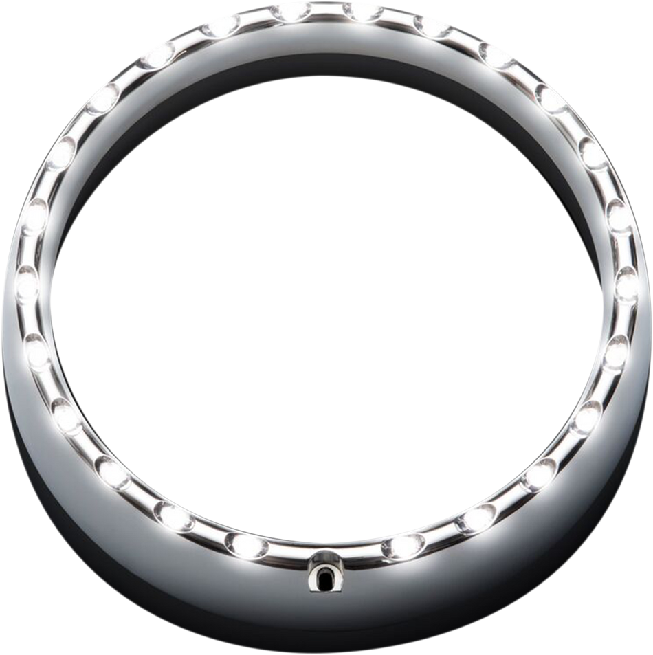 CUSTOM DYNAMICS Halo Headlight Trim Ring - Chrome CDTB-BAT-W-C