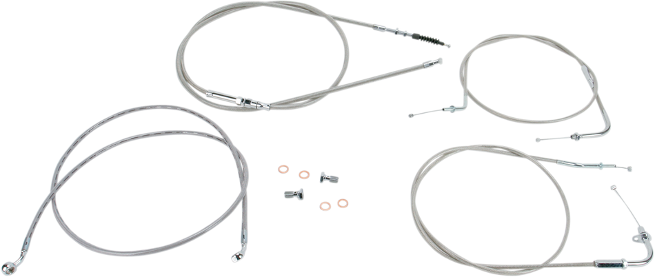 BARON Cable Line Kit - 15" - 17" - VN900 - Stainless Steel BA-8074KT-16