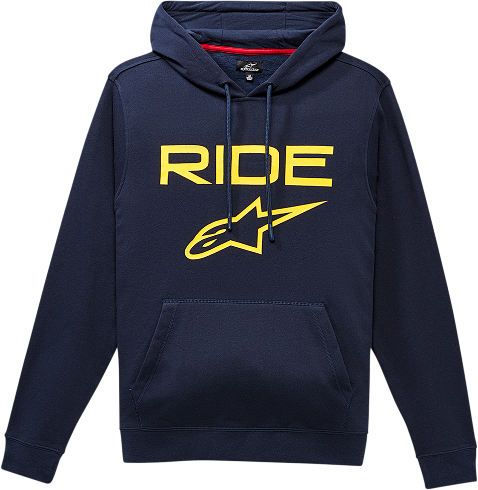 ALPINESTARS Ride 2.0 Hoodie - Navy/Yellow - XL 119510007050XL