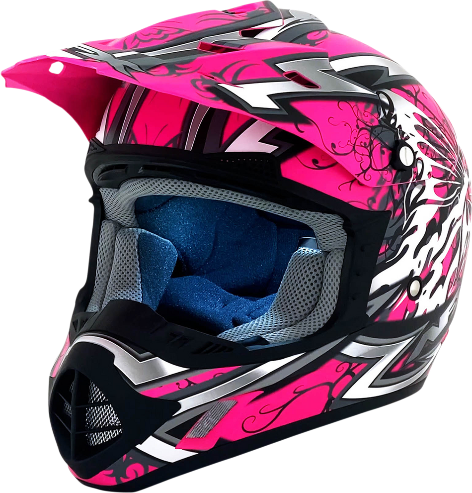 AFX Fx-17 Helmet - Butterfly - Matte Hot Pink - Small 0110-7107