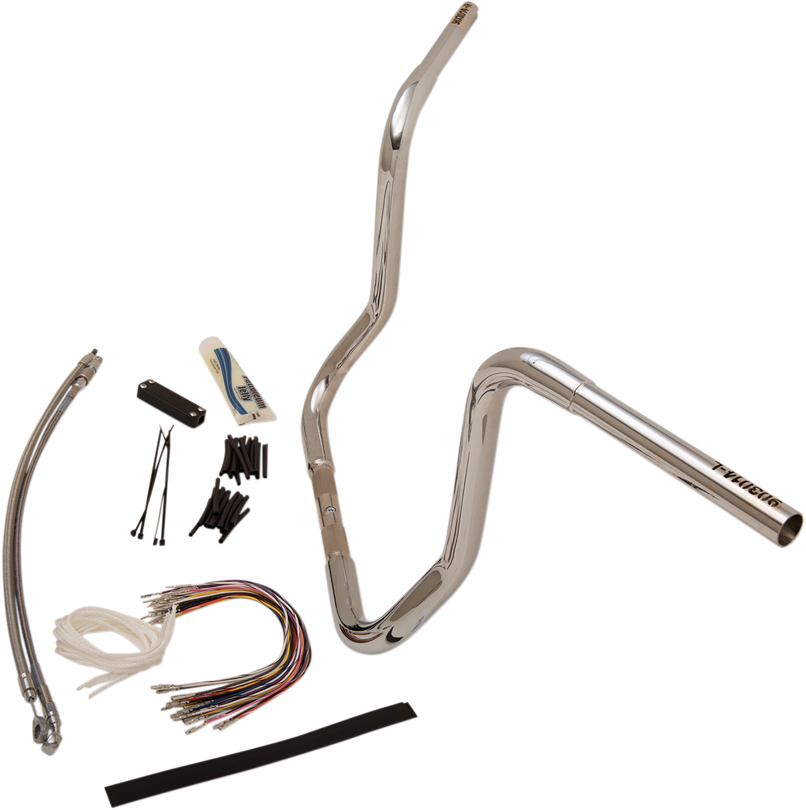 FAT BAGGERS INC. Handlebar Kit - Rounded Top - 14" - Chrome 909414