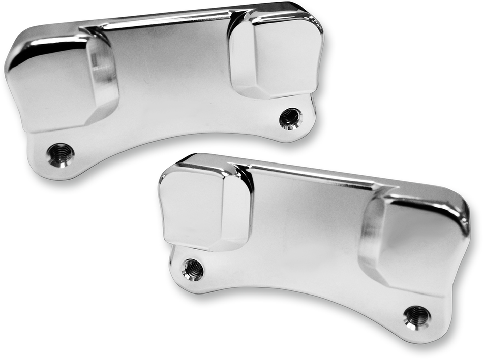 DRAG SPECIALTIES Fender-To-Fork Adapters - Chrome 1410-0097