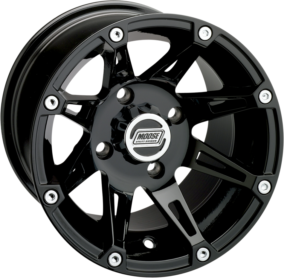 MOOSE UTILITY Wheel - 387X - Front - Black - 12x7 - 4/156 - 4+3 387MO127156GB4