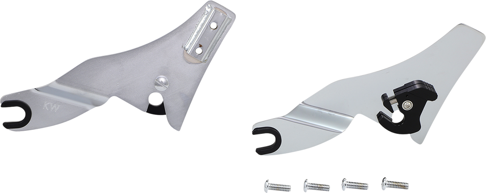 KHROME WERKS Quick Release Side Plates - Chrome 263770