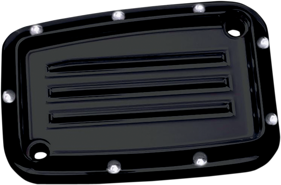 COVINGTONS Master Cylinder Lid - Brake - Front - Dimpled - Black C1156-B