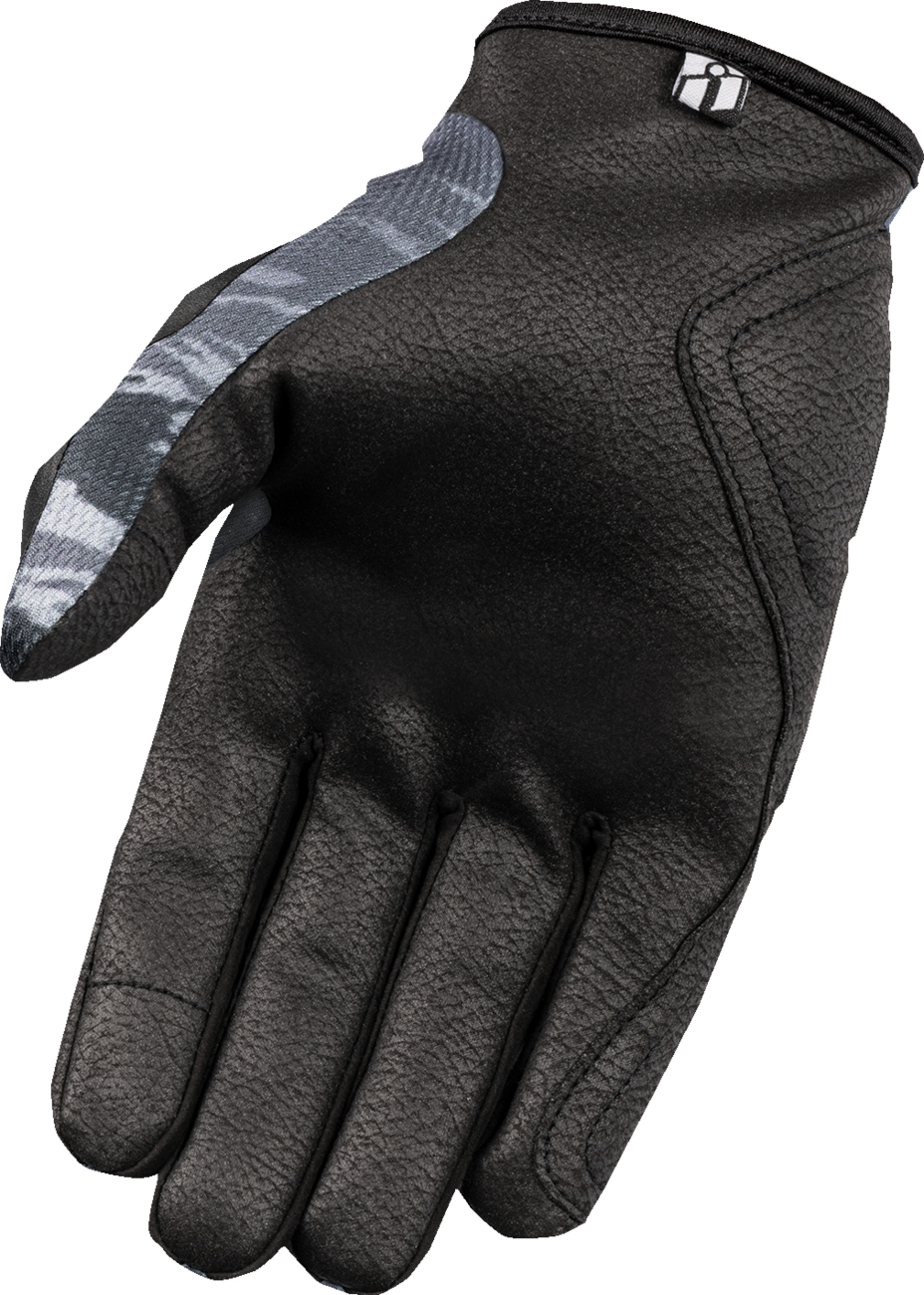 ICON Hooligan™ Tiger's Blood Gloves - Gray - Medium 3301-4630