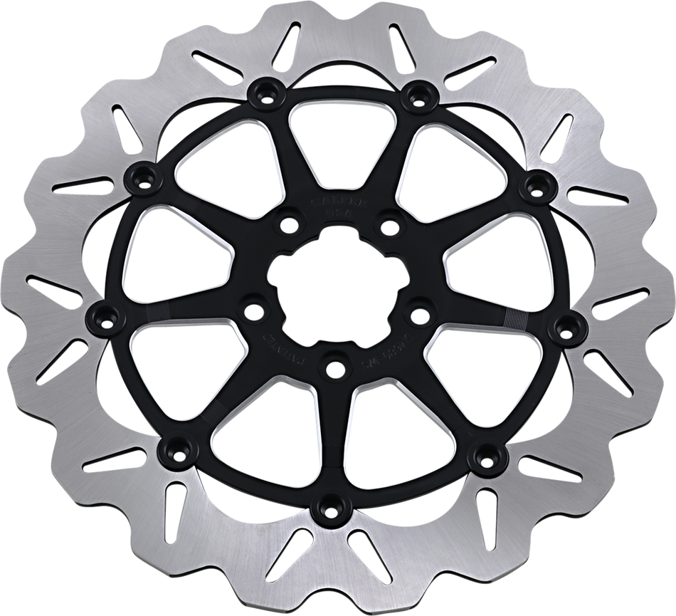 GALFER Wave Rotor Contrast Cut 12.5" ACT BLKMACHINED CARRIER DF680CWS-C