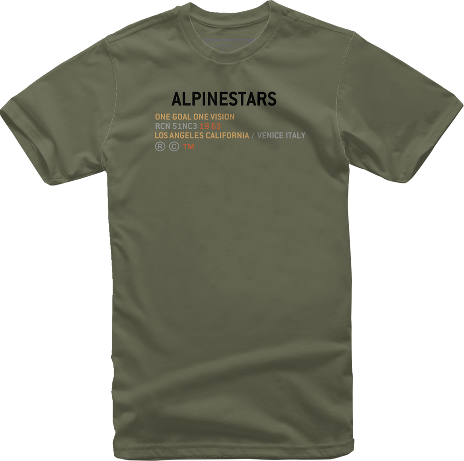 Camiseta ALPINESTARS Quest - Militar - Mediana 1212-72002690-M 