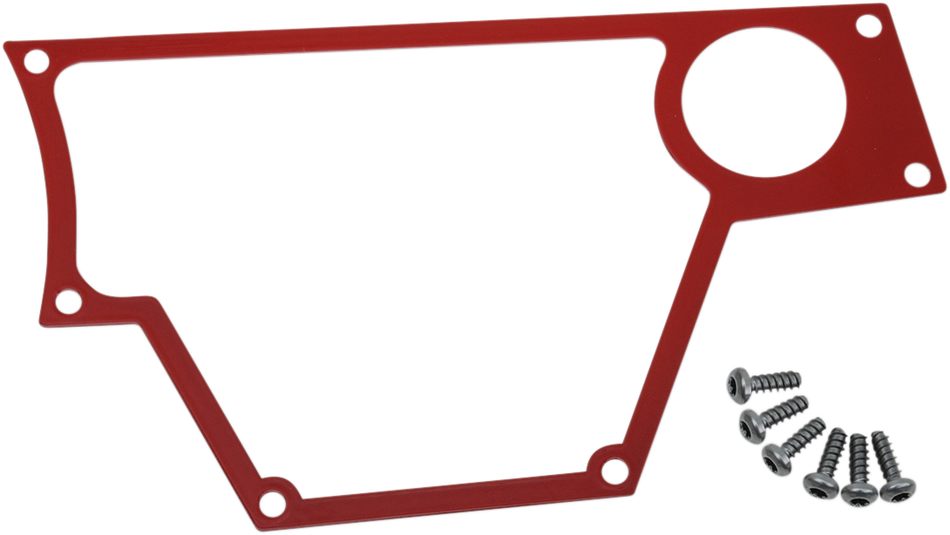 MOOSE UTILITY Dash Plate - Large - Right - Red 100-4373-PU