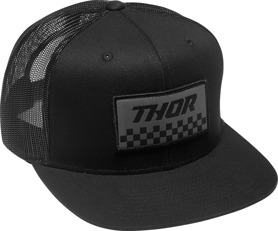 THOR Checker Hat - Black/Charcoal 2501-3993