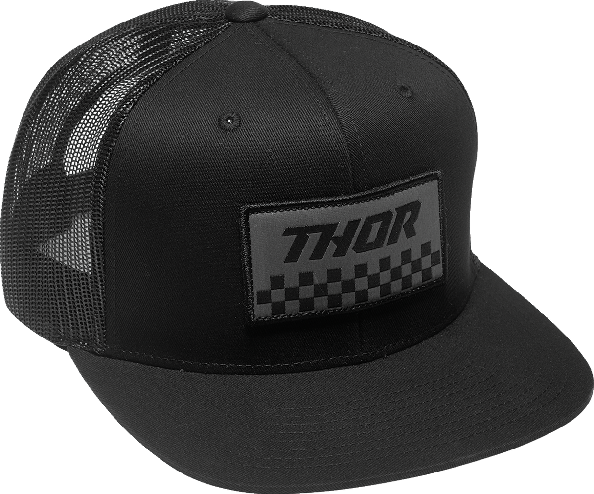 Gorra THOR Checker - Negro/Carbón 2501-3993 