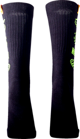 FMF Stacked Socks - Black - One Size SP22194904 3431-0733