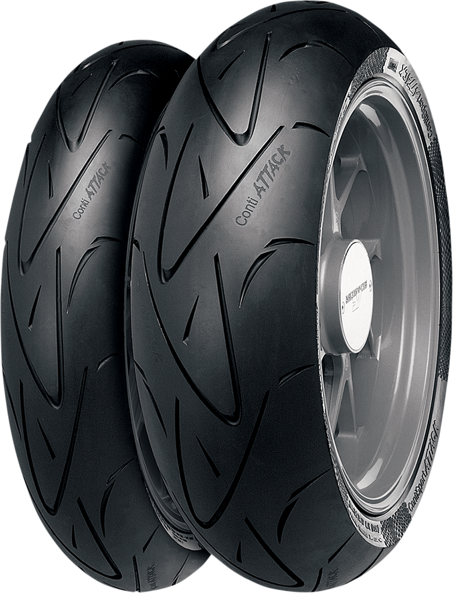 CONTINENTAL Tire - ContiSportAttack - Rear - 180/55ZR17 - (73W) 02443930000