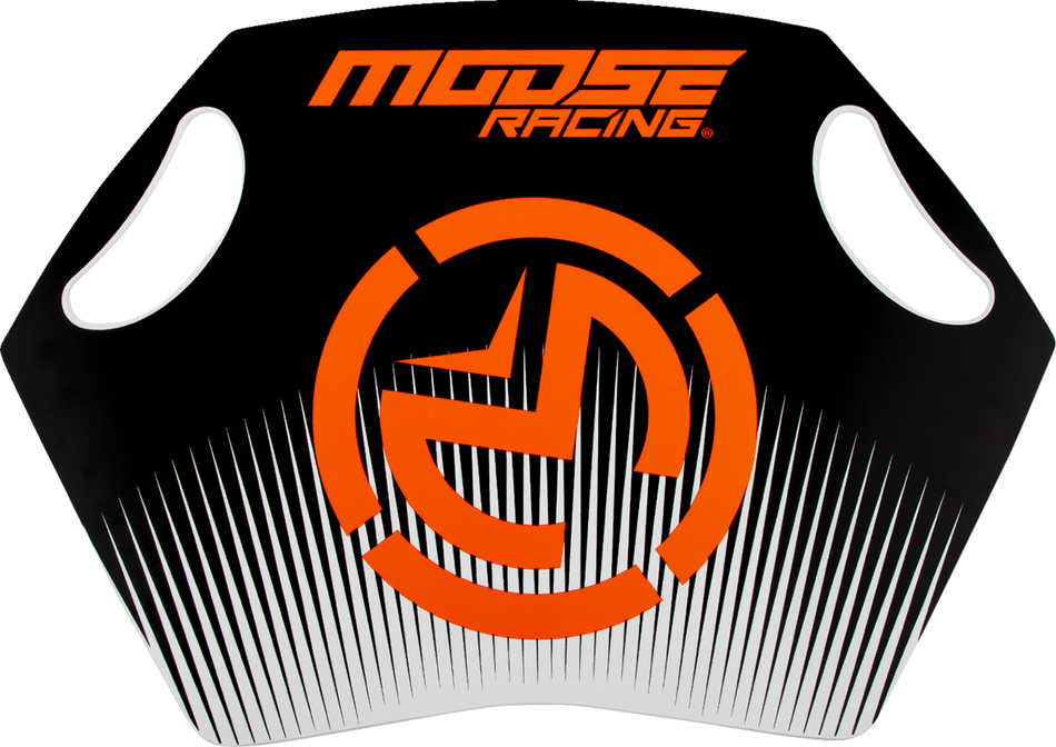 MOOSE RACING Pit Board - Black/Orange 8982600005