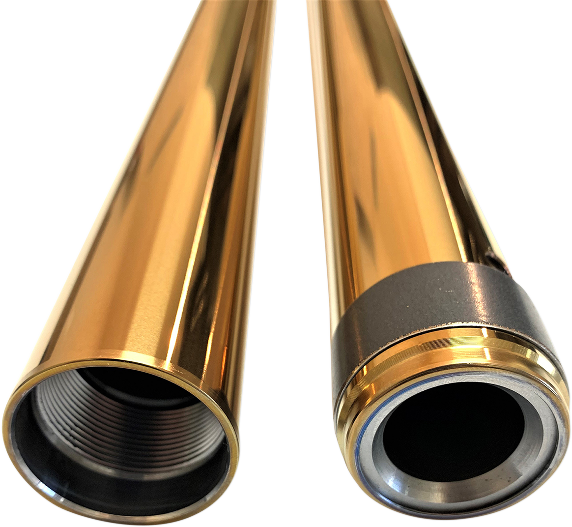 PRO-ONE PERF.MFG. Fork Tube - Gold - 39 mm - 24.25" Length 105020G