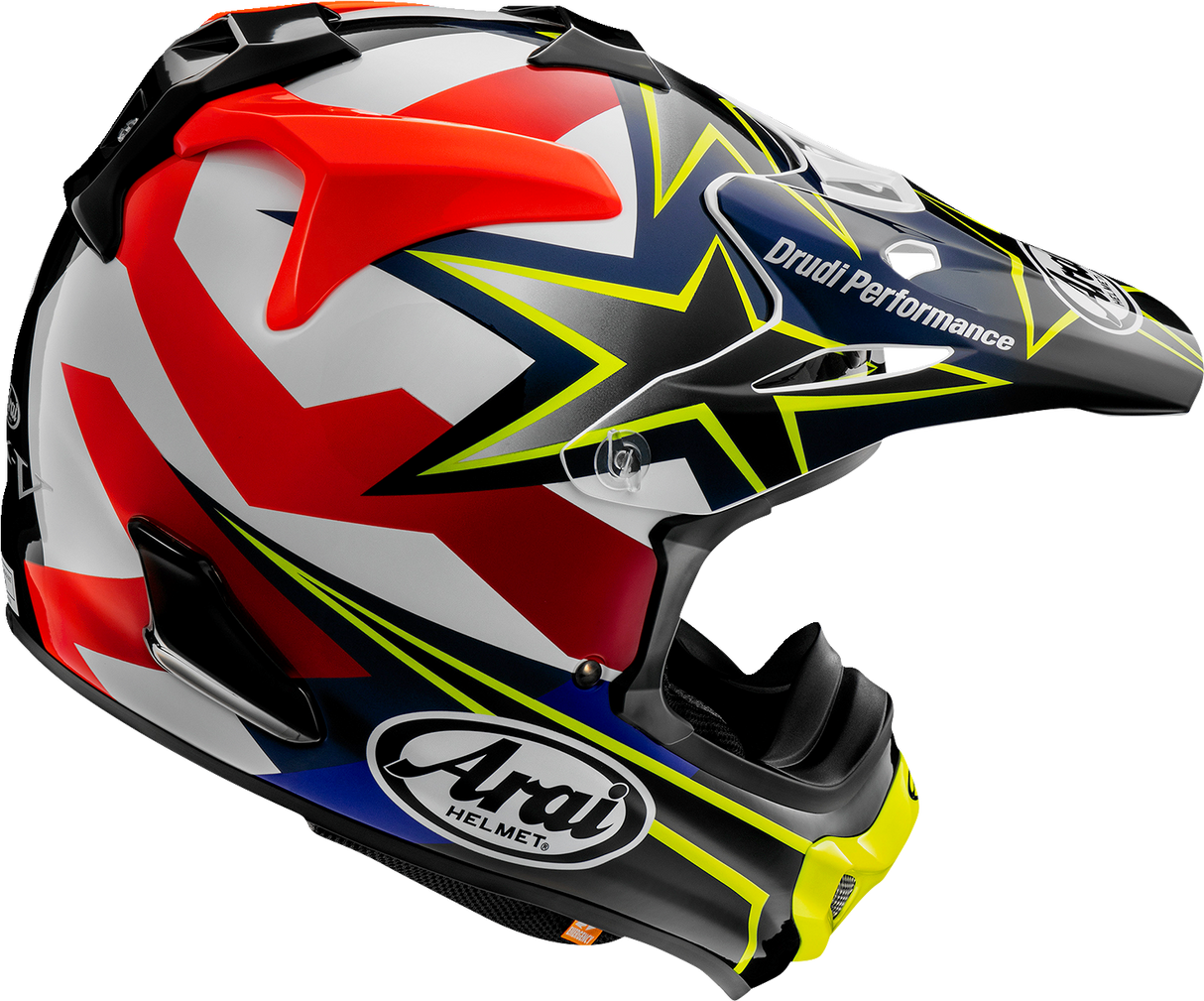 ARAI VX-Pro4 Helmet - Stars & Stripes - Yellow - XS 0110-8201