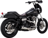 VANCE &amp; HINES 2-in-1 Upsweep-Auspuffanlage - Gebürstet - Edelstahl 27325 