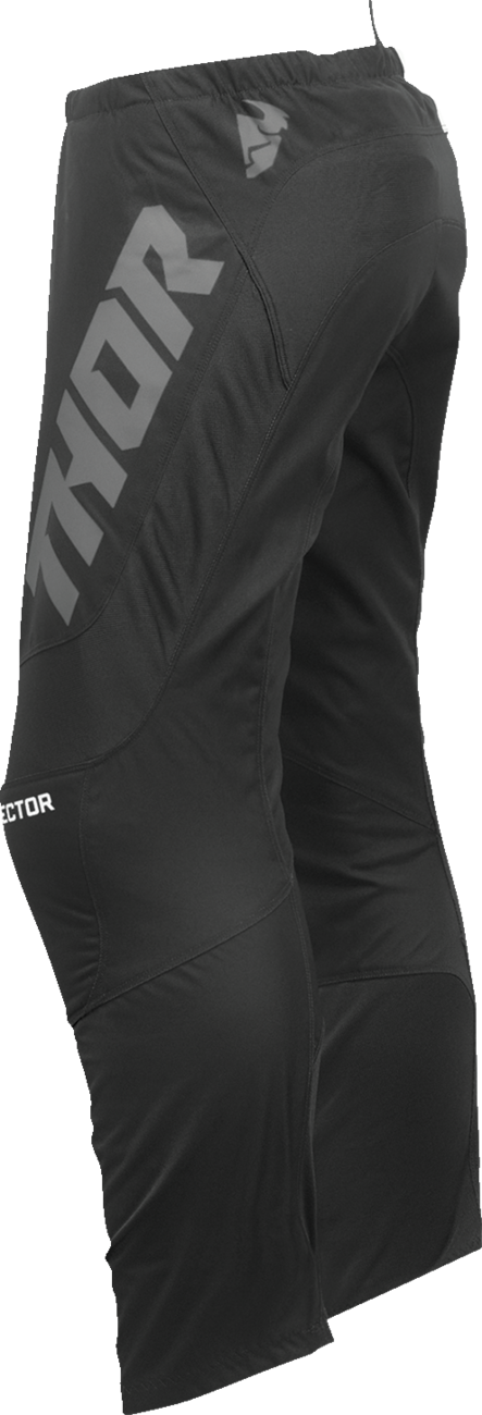 THOR Youth Sector Checker Pants - Black/Gray - 20 2903-2422