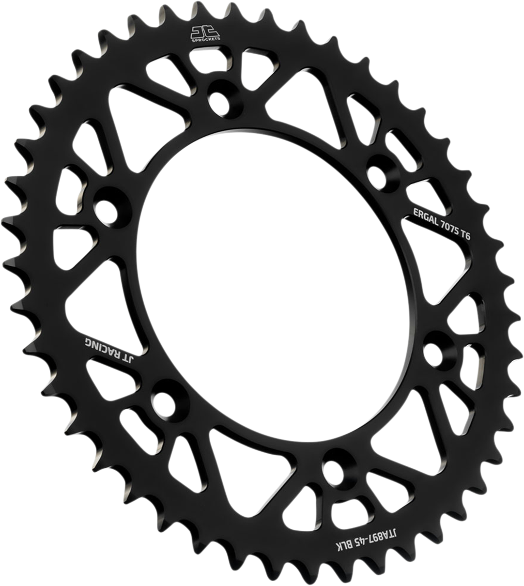 JT SPROCKETS Rear Sprocket - Black - 45 Tooth JTA897.45BLK