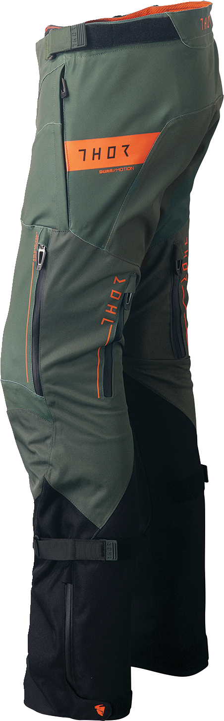 THOR Range Pants - Green/Black - 40 2901-10800