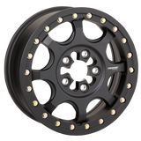 Rueda MOOSE UTILITY - 351X Beadlock de 5 lengüetas - Delantera/Trasera - Negro satinado - 15x7 - 5/4.5 - 5+2 351BM157545SB64 