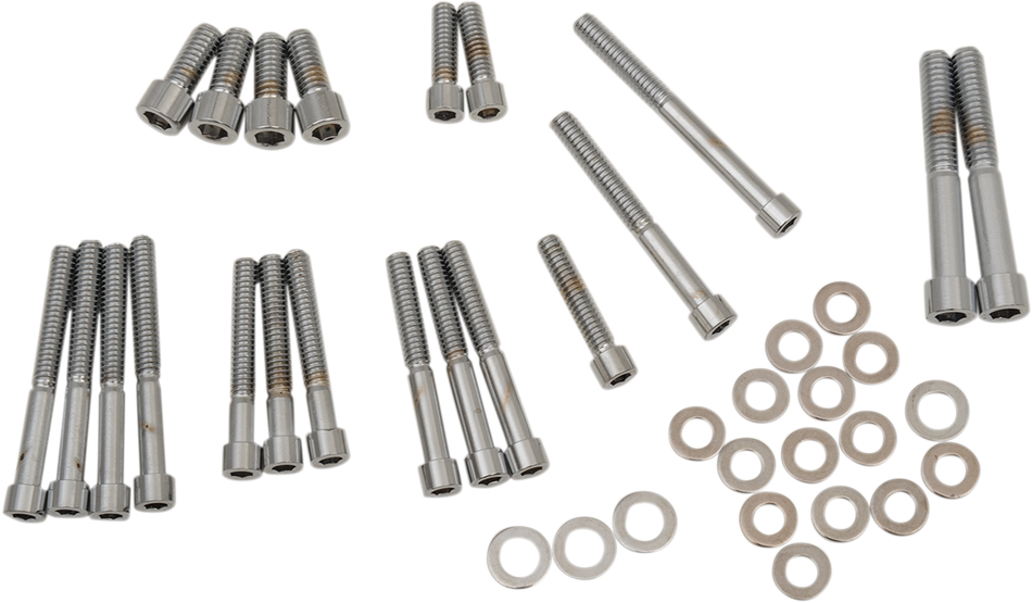 DRAG SPECIALTIES Smooth Side Cover Bolt Set - XL MK265S