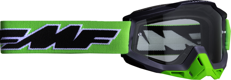 FMF PowerBomb Goggles - Rocket - Lime - Clear F-50036-00007 2601-3177